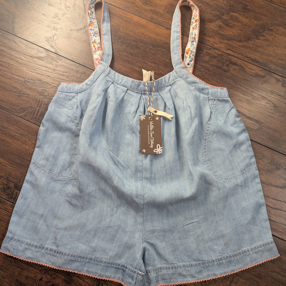 Matilda Jane Blue Overalls with Adjustable Straps